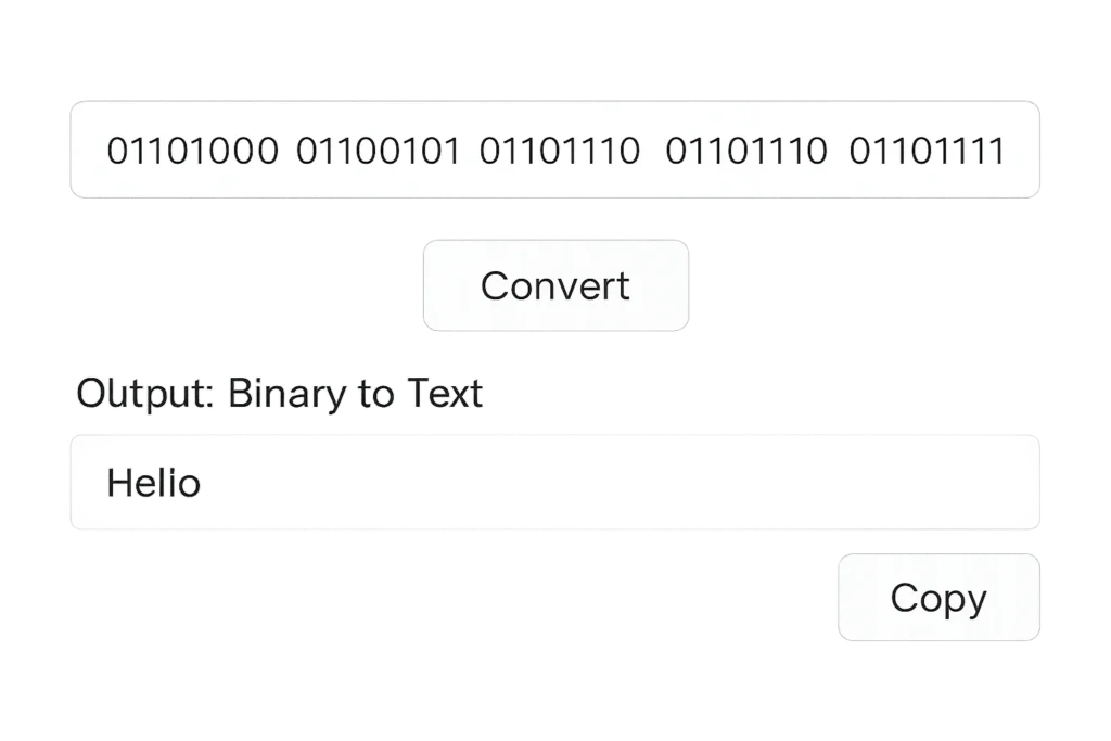 Binary to Text Binary to Text